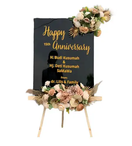 Papan Bunga Akrilik Krenceng